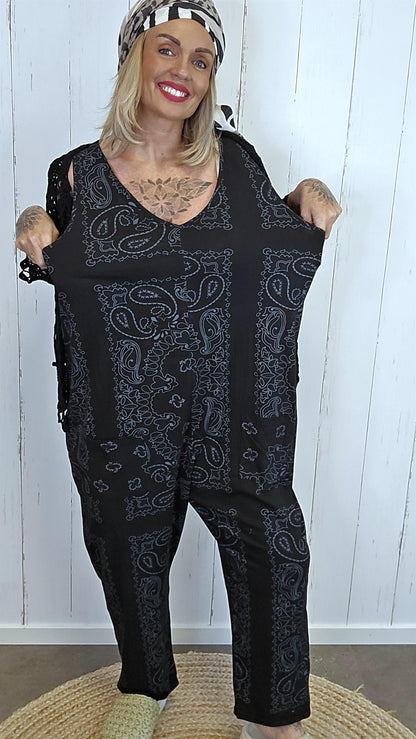 Frida jumpsuit svart