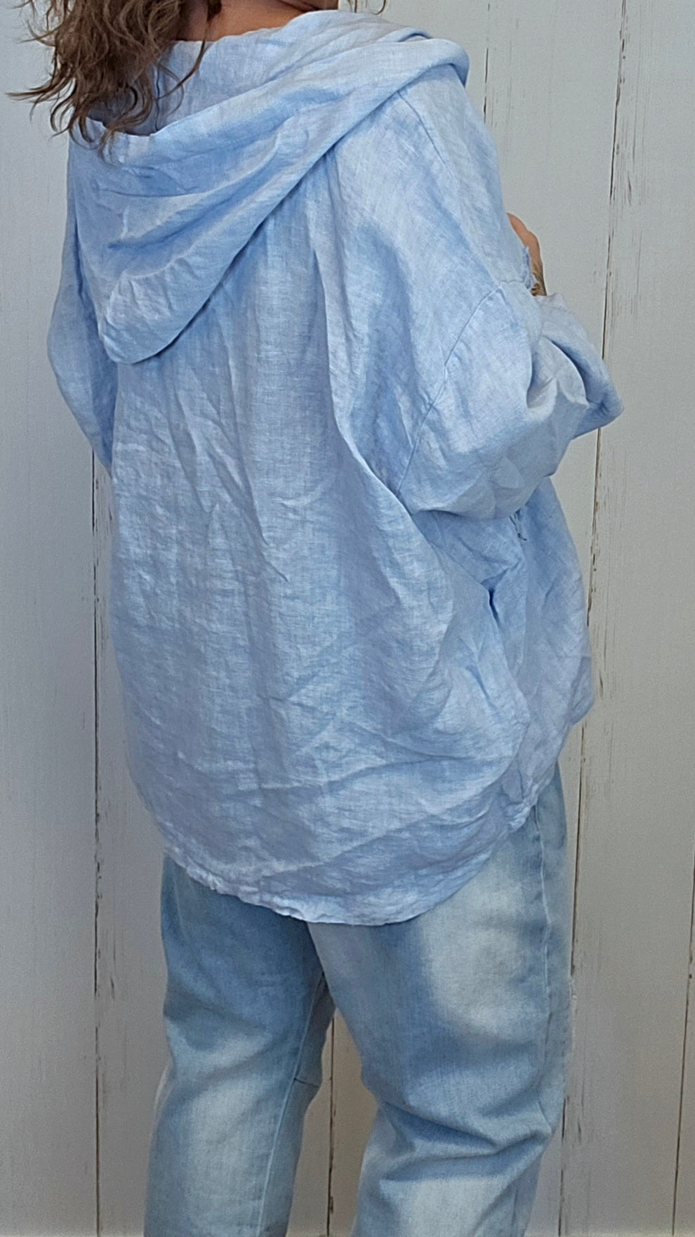 Lina lin hettejakke blå