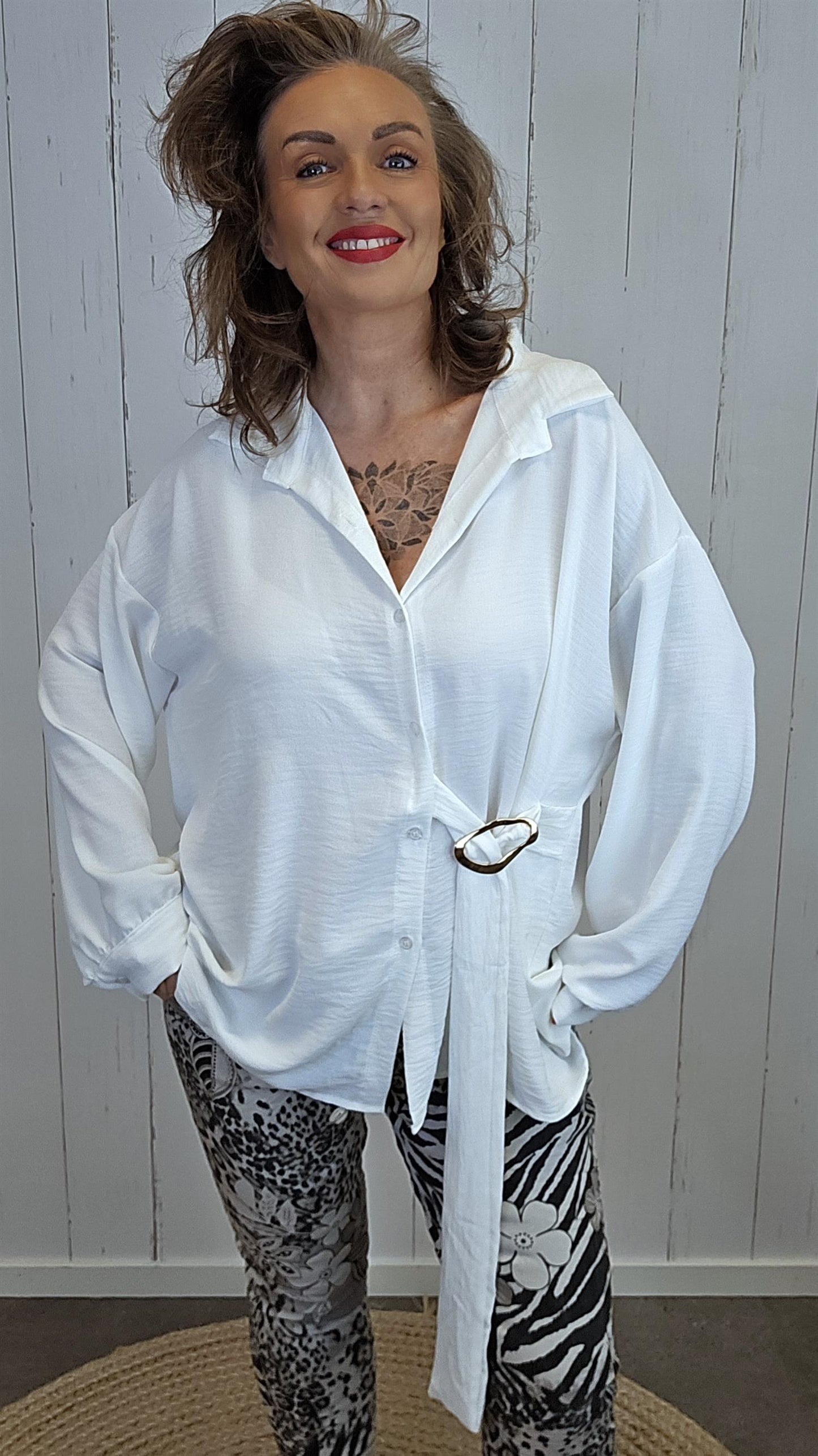 Luzzy skjorte offwhite