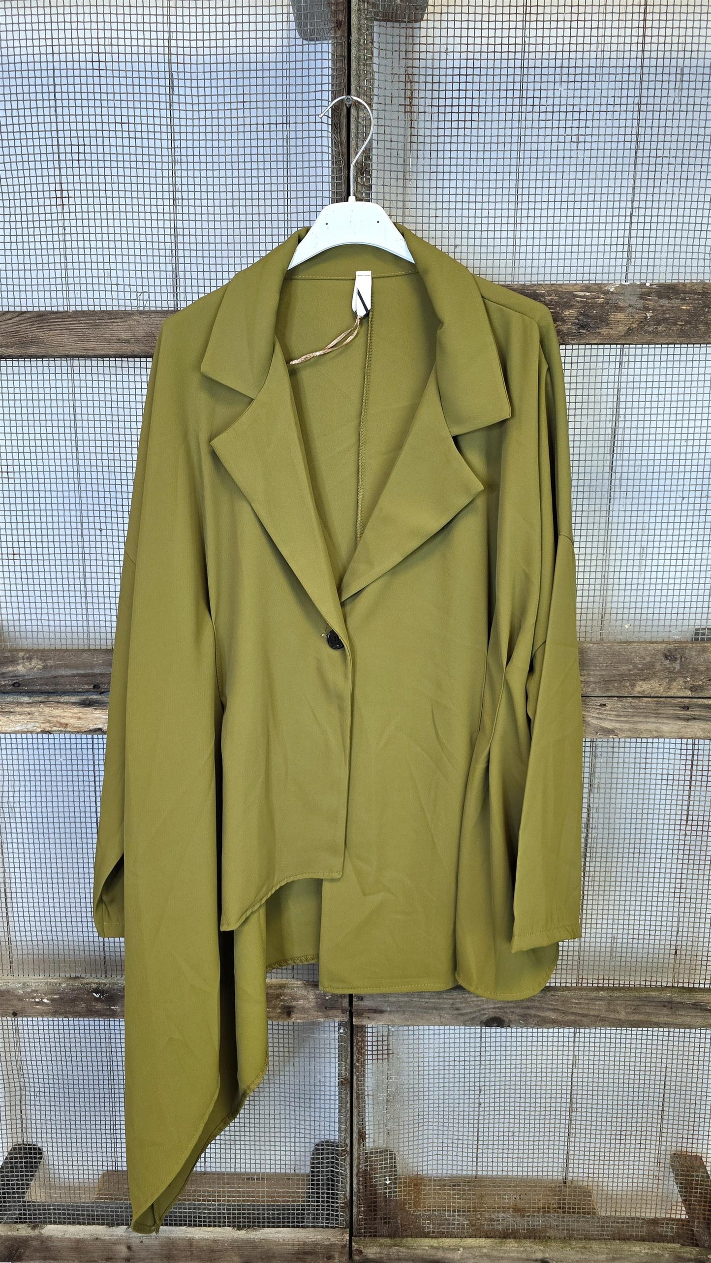 Quinn asymmetrisk blazer Grønn