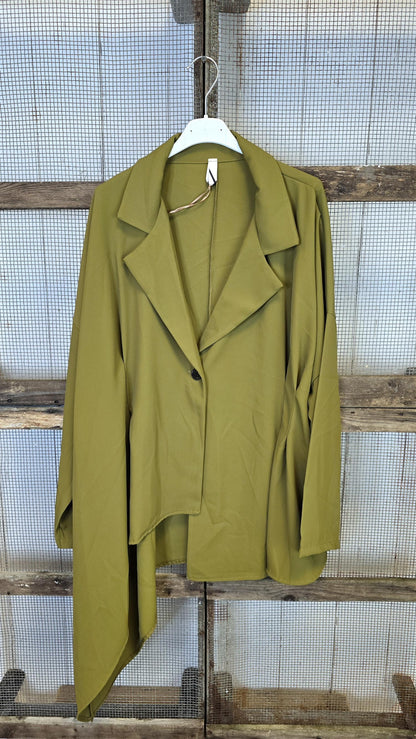 Quinn asymmetrisk blazer Grønn