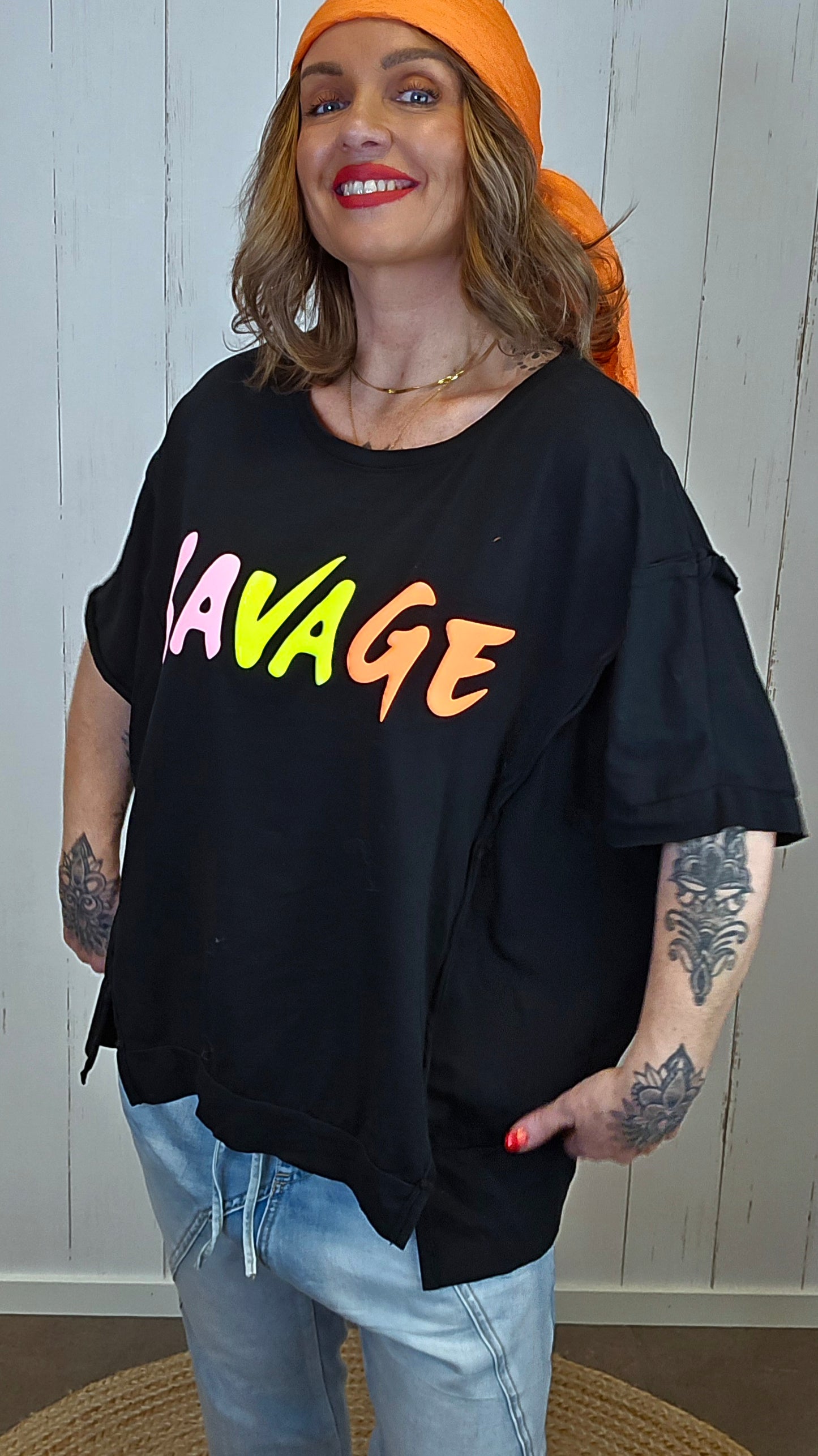 Savege t-skjorte svart