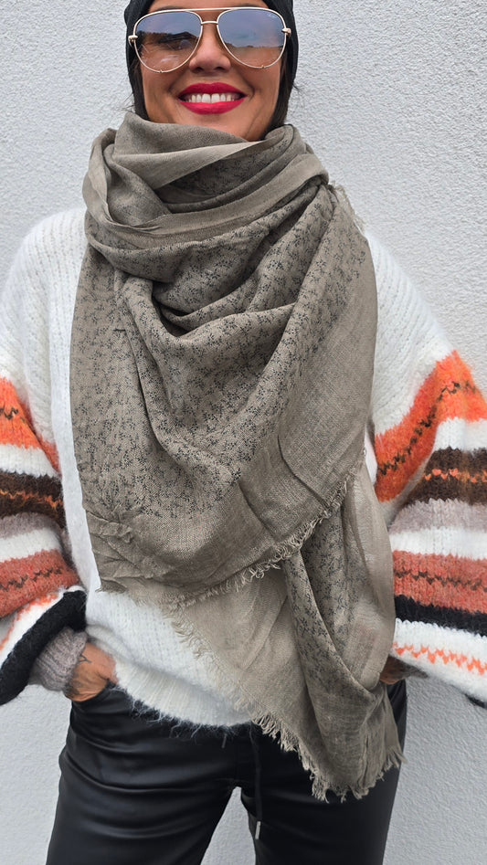Tanja skjerf taupe