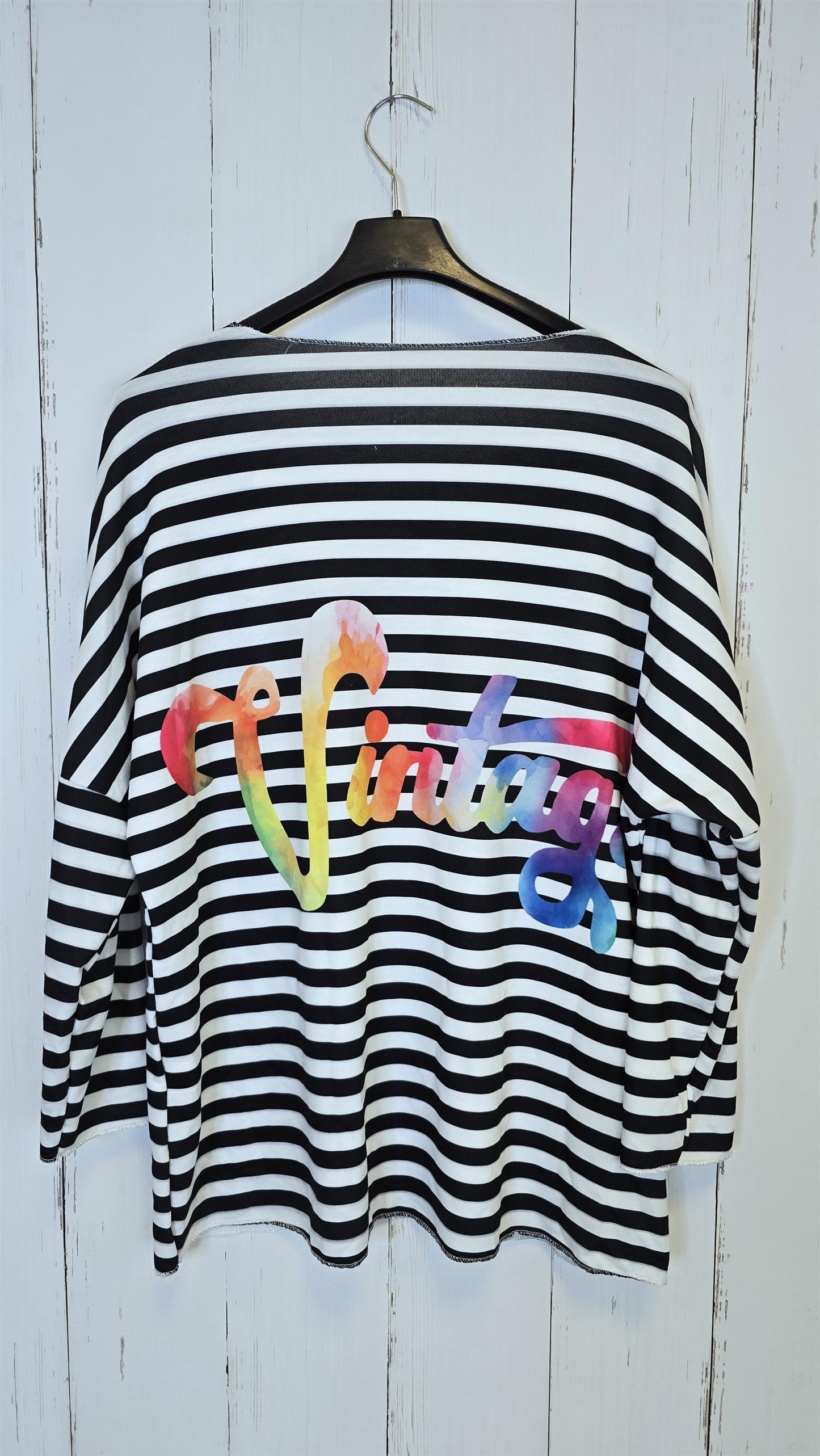 Bella genser Vintage svart striper