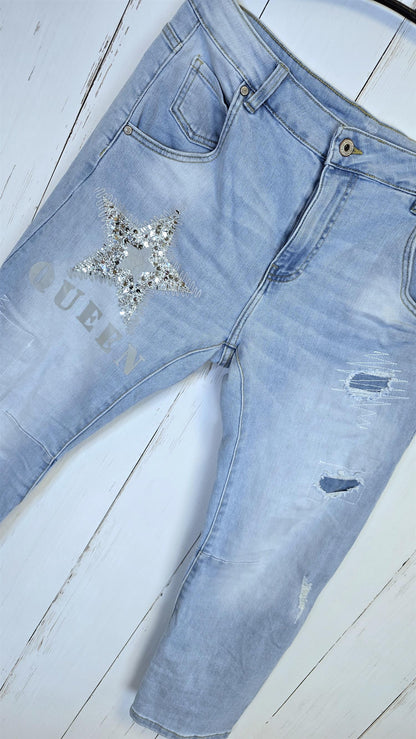 Idun jeans lys denim