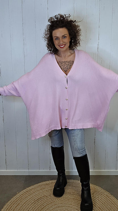 Enya cardigan lys rosa