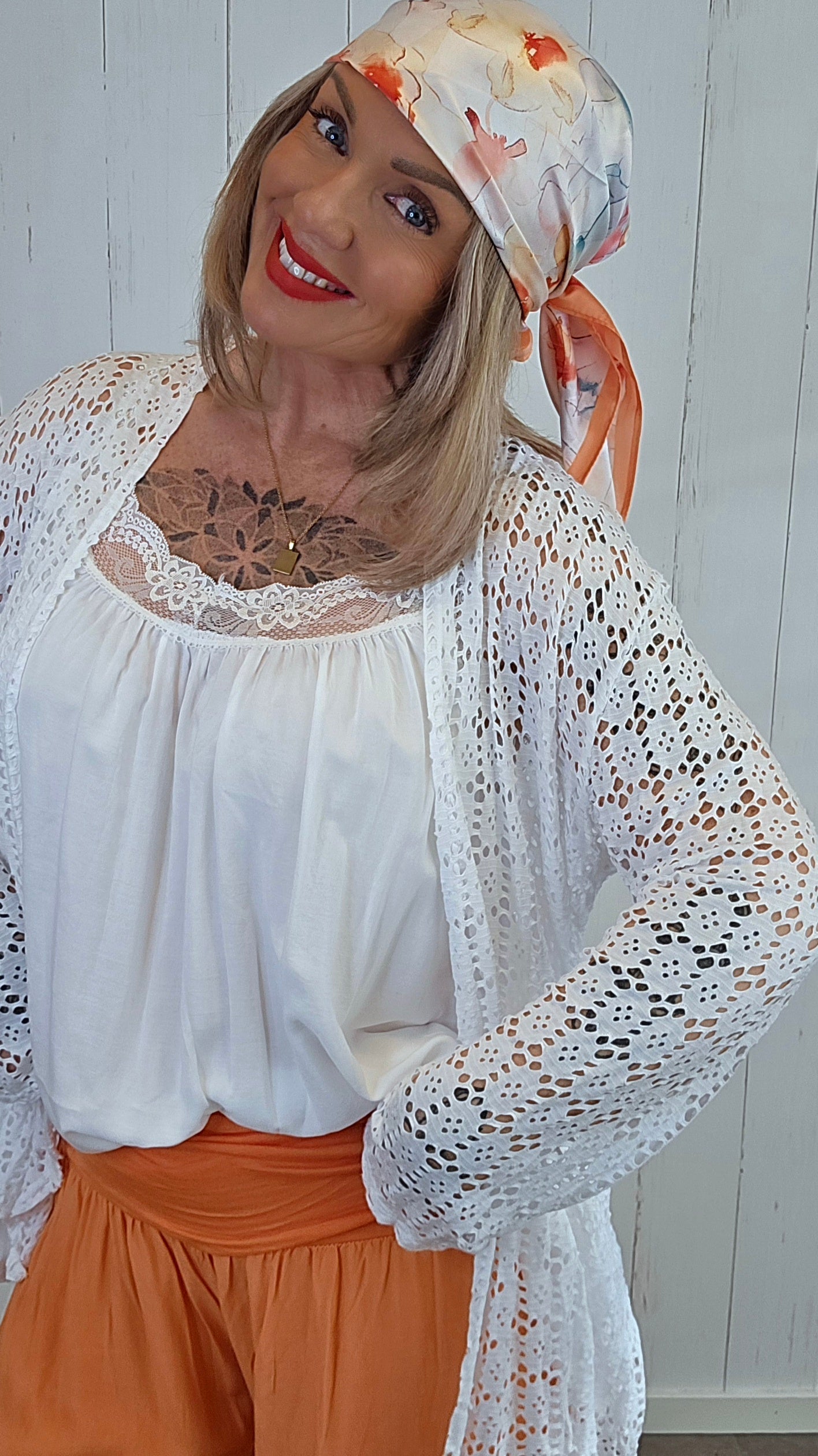 Emma skjerf orange