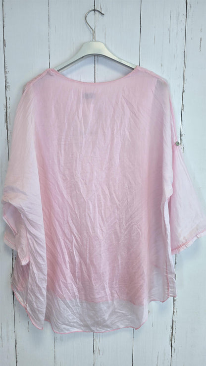 Gaya Lag-på-Lag Topp rosa