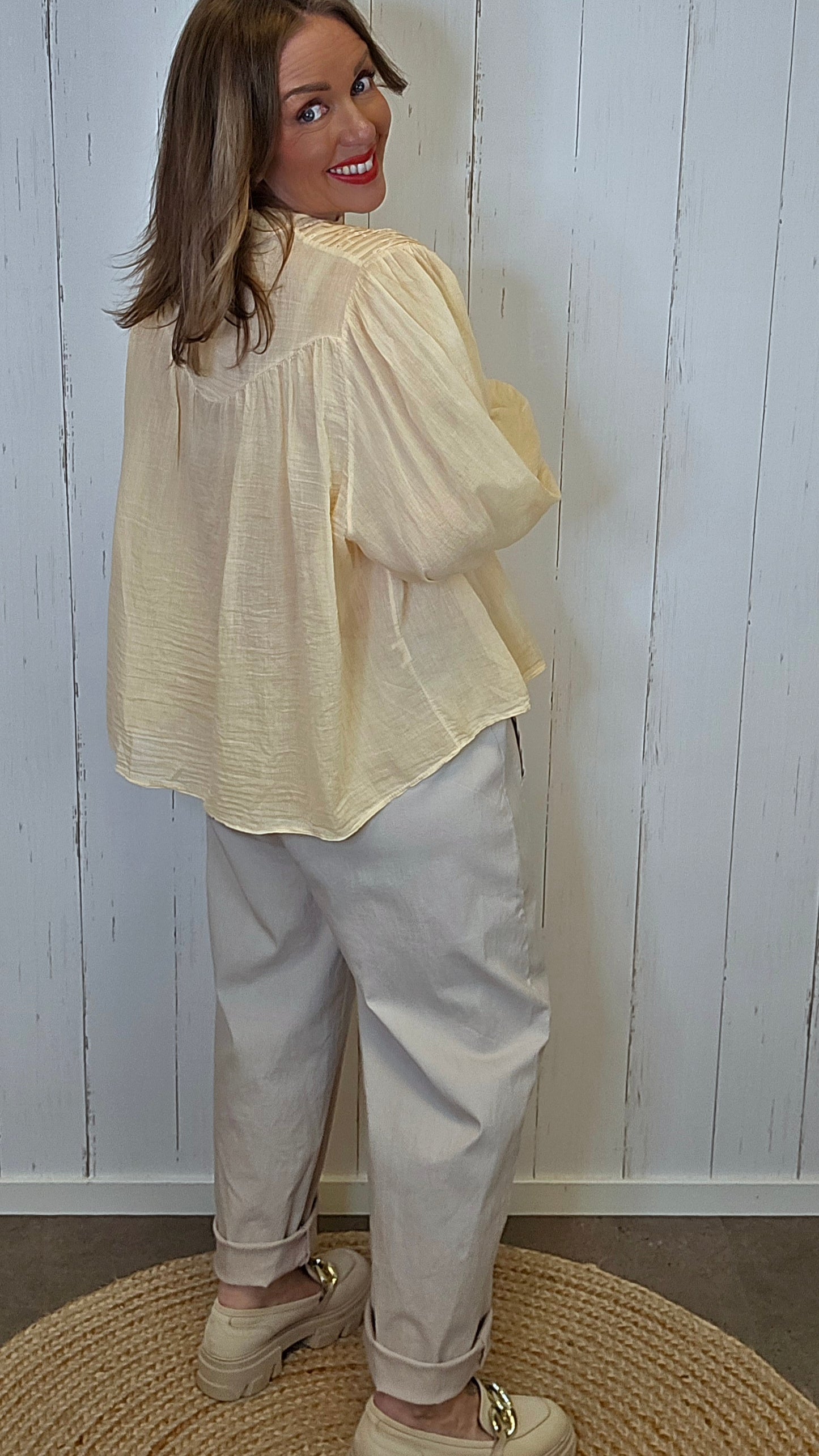 Alma skjorte Dus Orange