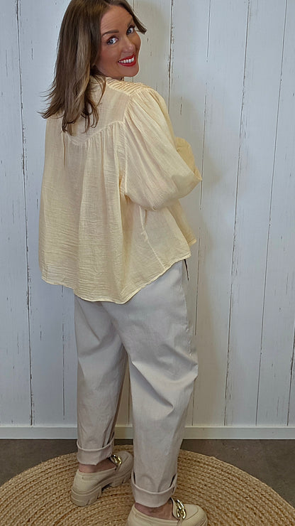 Alma skjorte Dus Orange