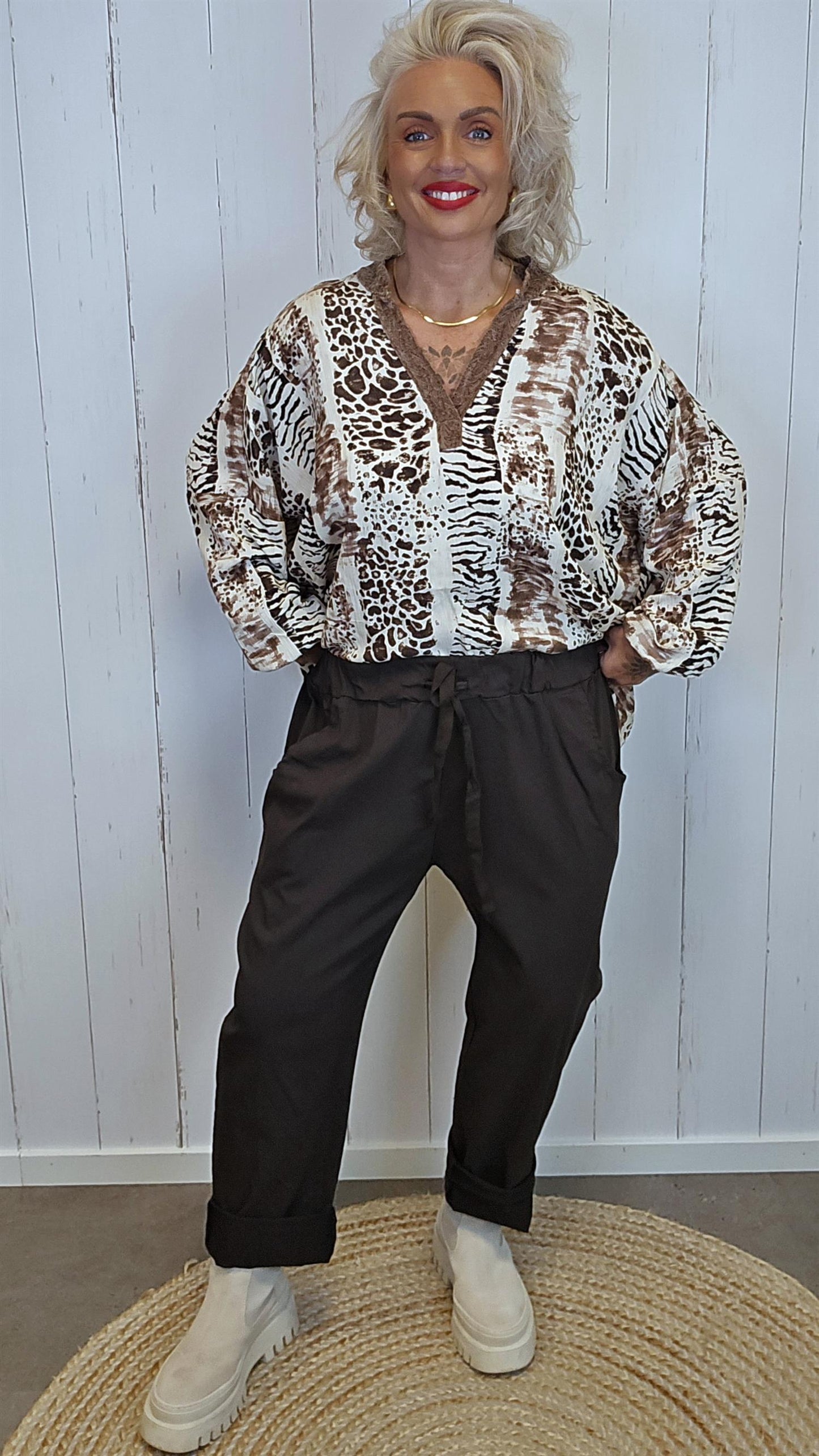 Lexie pant brun