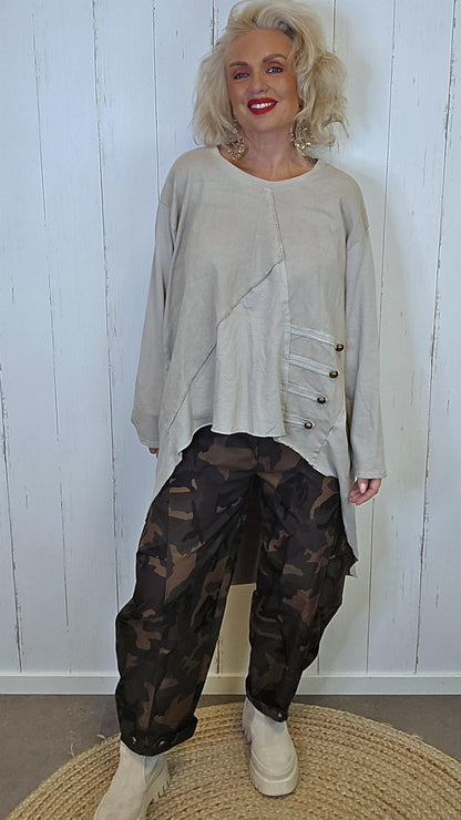 Isla topp beige