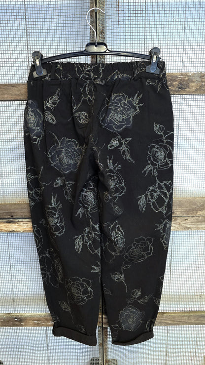 Rose stretch bukse svart