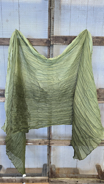 Crinkle skjerf grønn