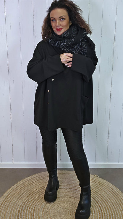 Alva baggy topp svart