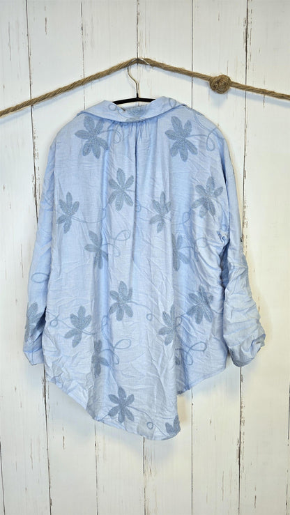 Ylva lyseblå skjorte