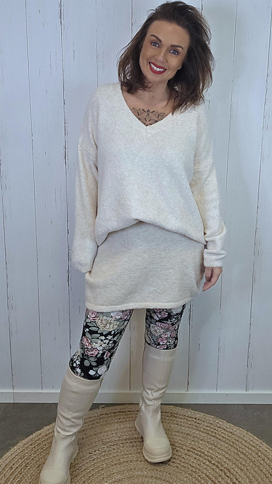 Clair Strikket Skjørt