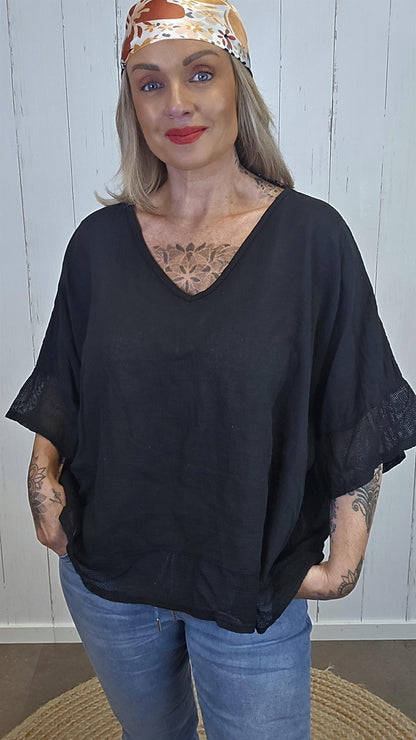 Giselle skjerf svart