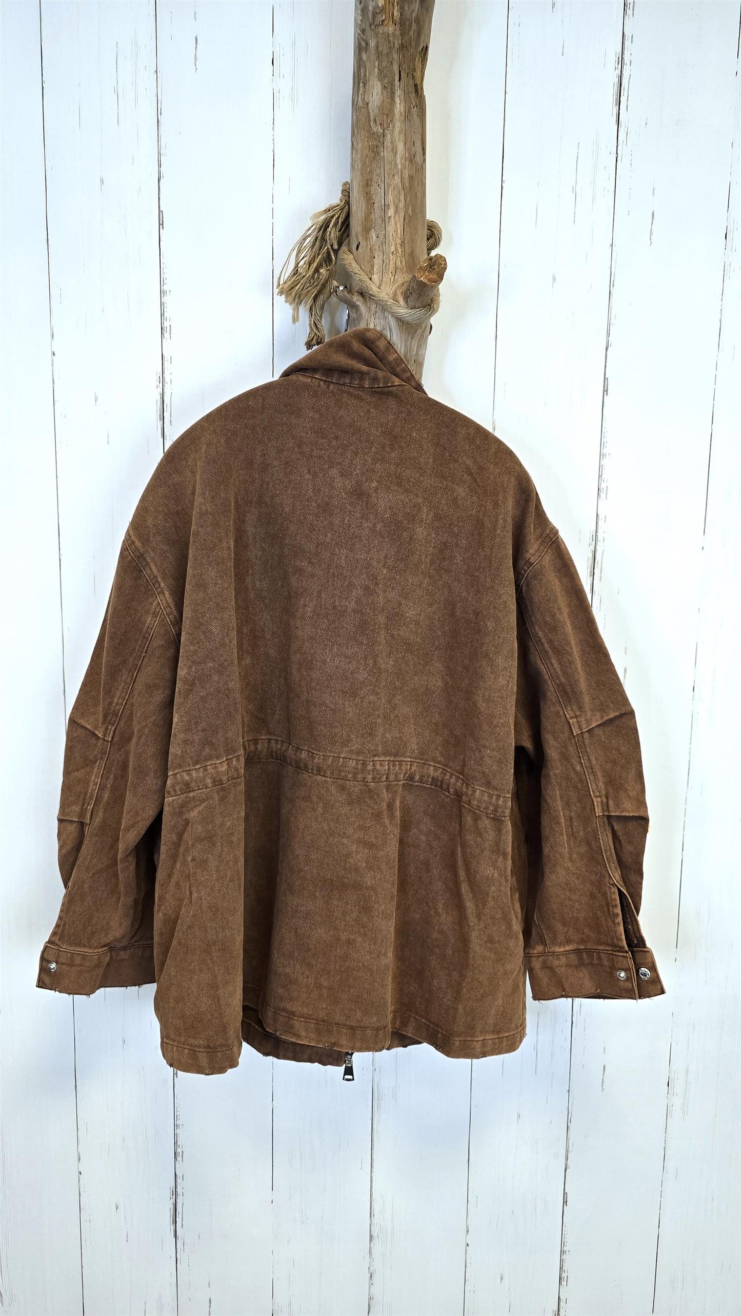 Molly patchjakke brun