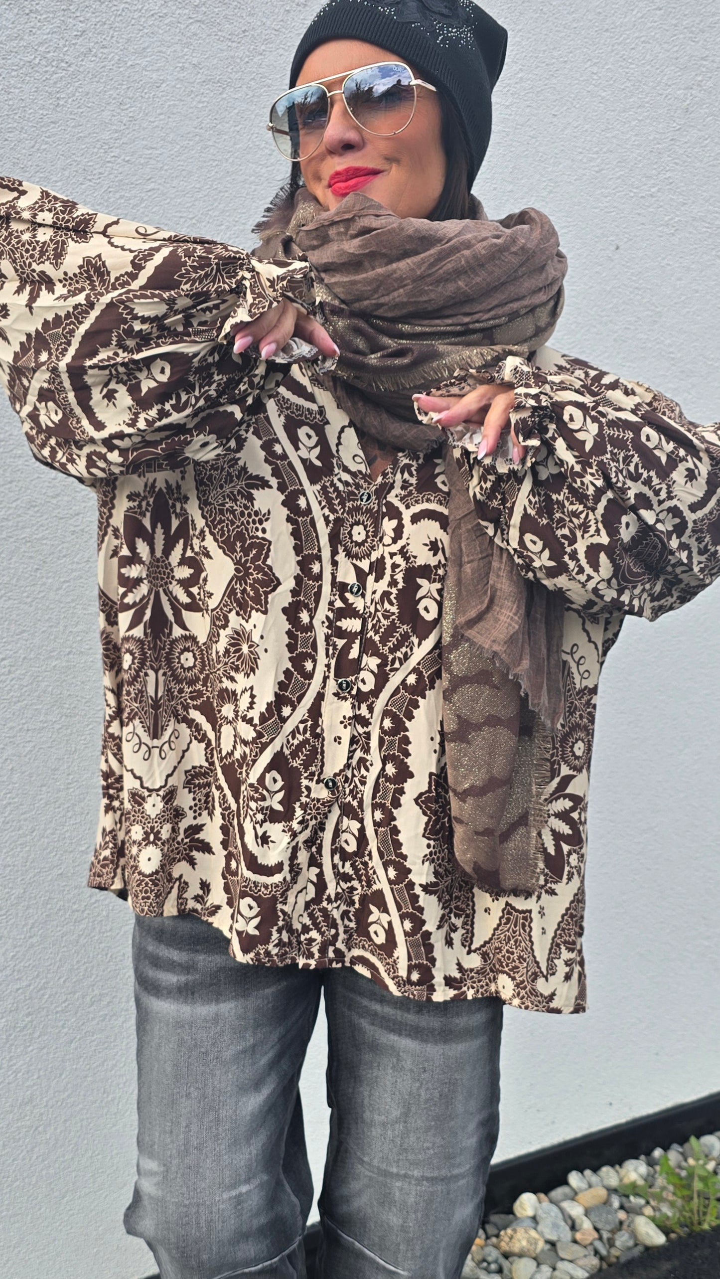 Belle skjorte brun