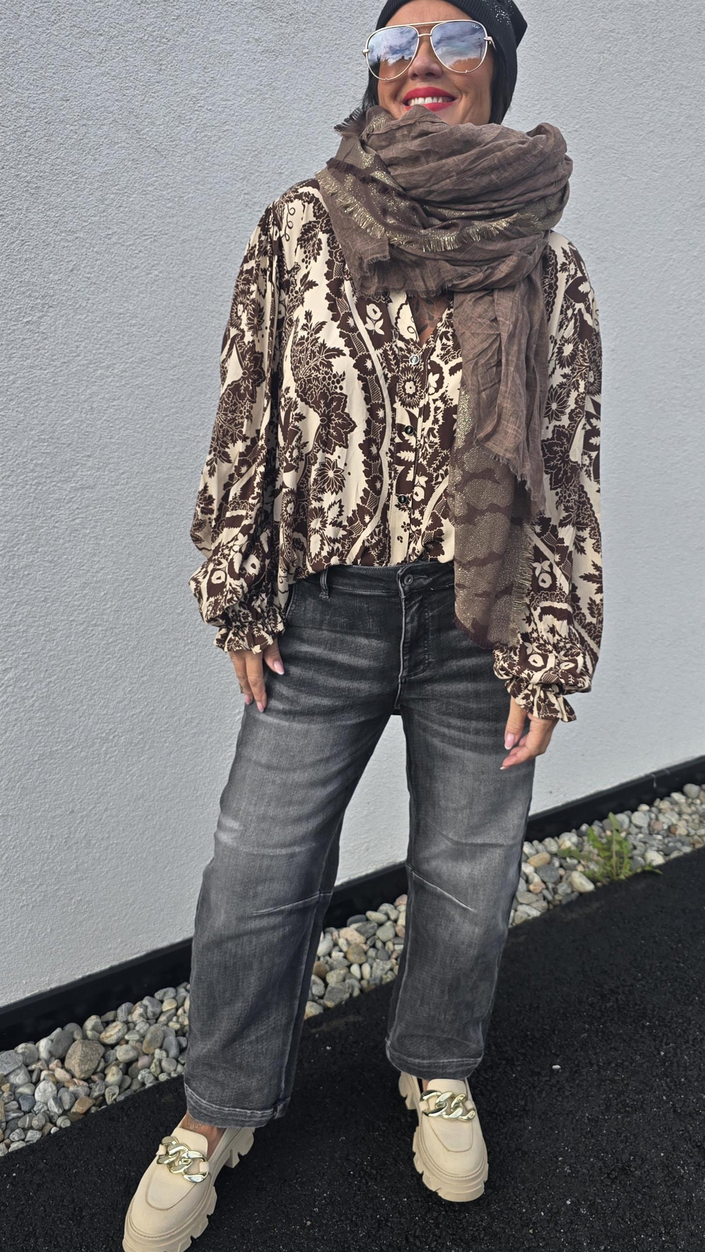 Belle skjorte brun
