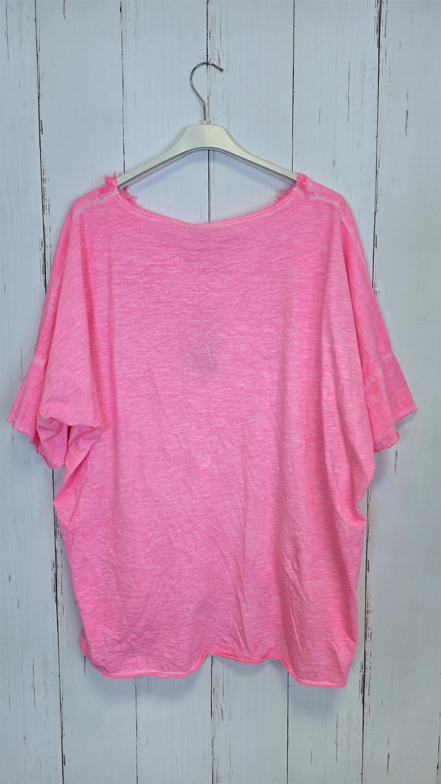 Carla shimmer topp rosa