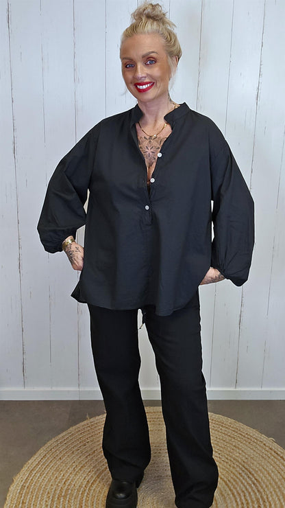 Benedikte bluse svart