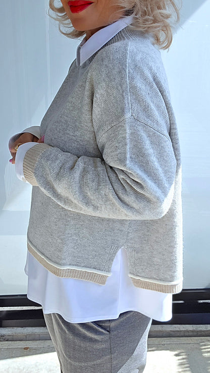Cashmere blend sweater