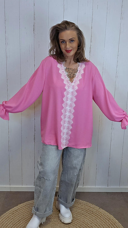 Diana bluse rosa