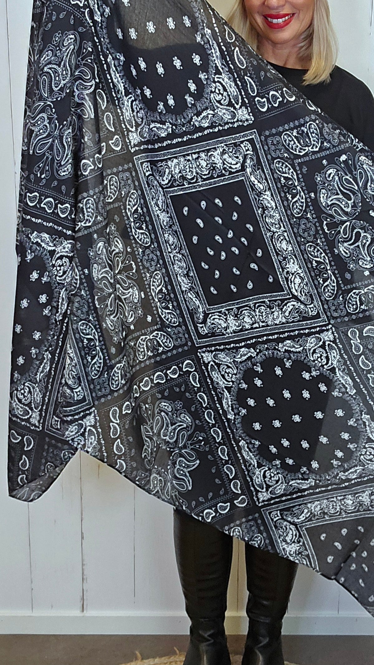 Bandana skjerf svart
