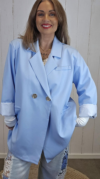 Tina blazer lys blå