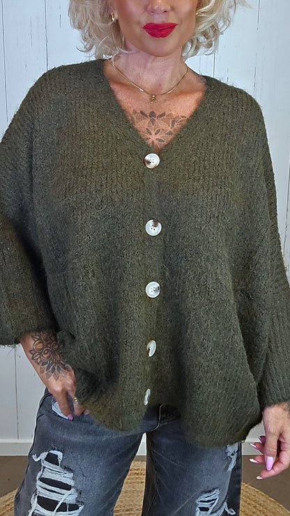 Stine genserjakke grønn