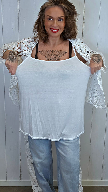 Klara singlet hvit