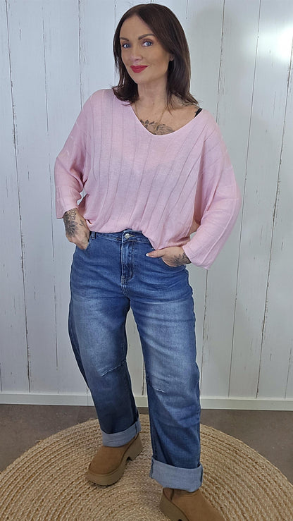 Mia tynn og myk topp rosa