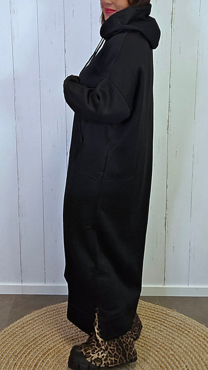 Lina hette kjole svart