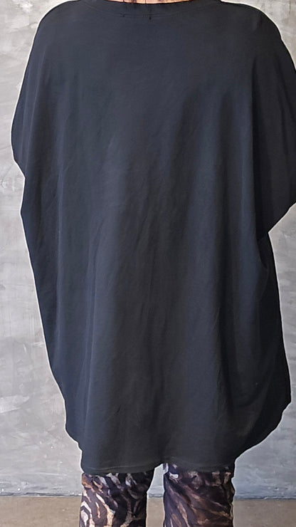 Silje lang top svart