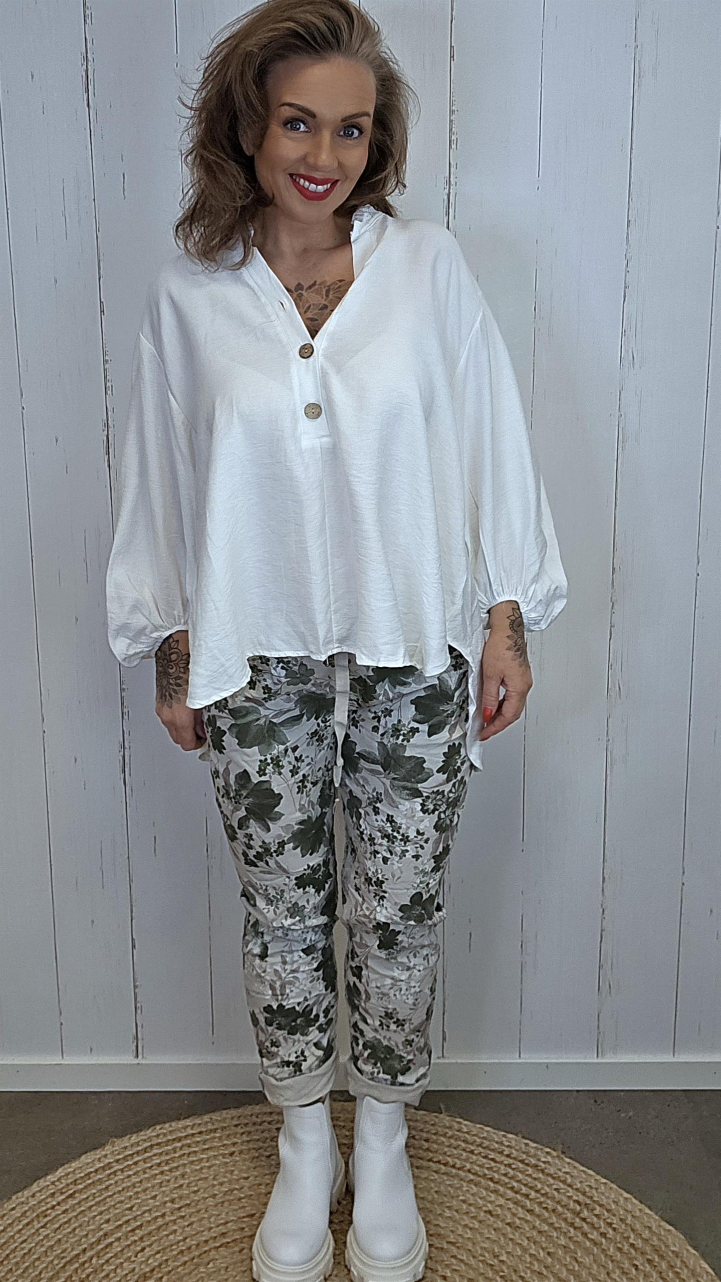 Freja bluse offwhite