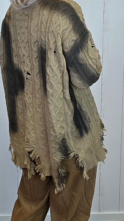 Poppy genser camel