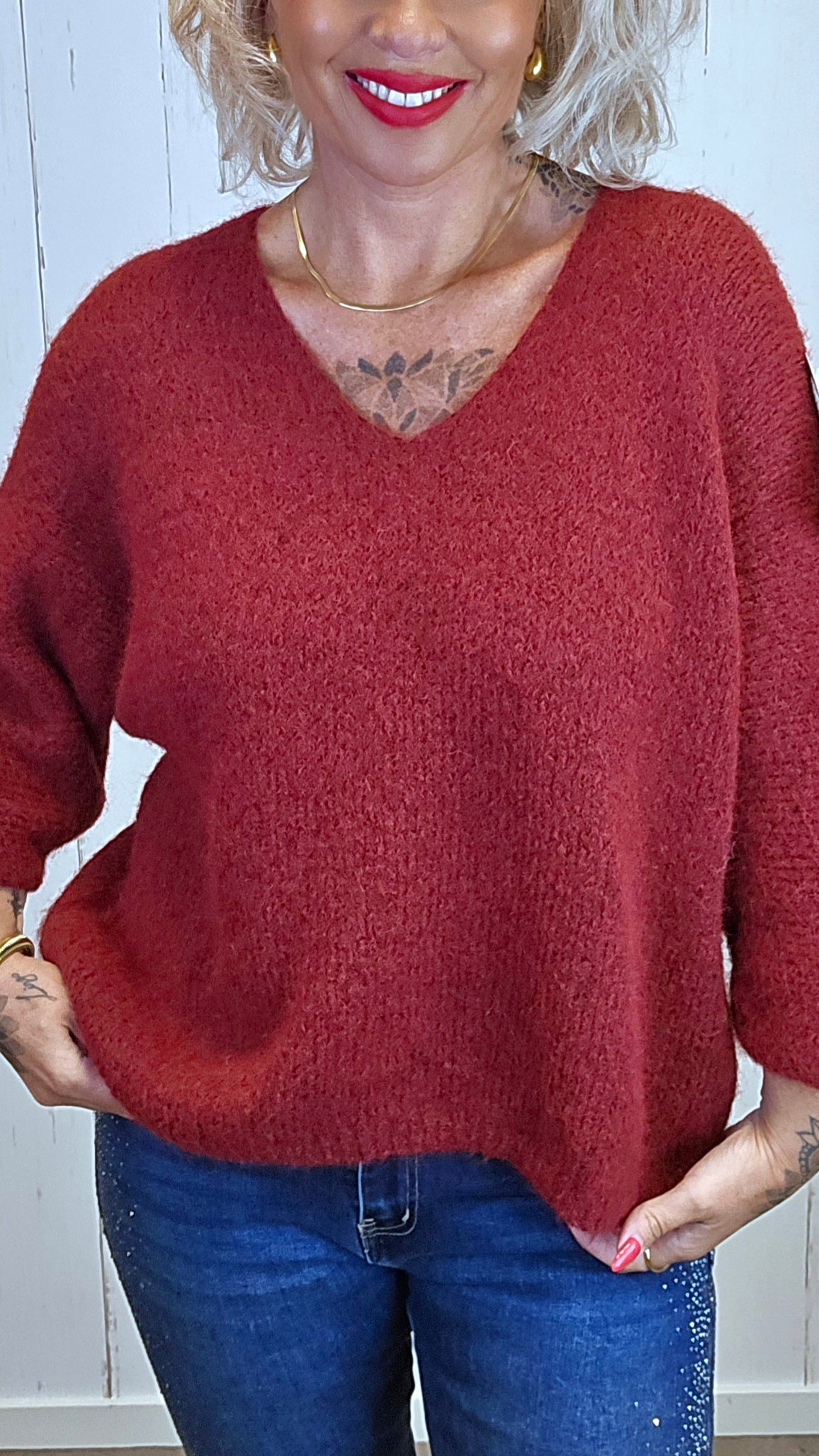Anna genser burgunder
