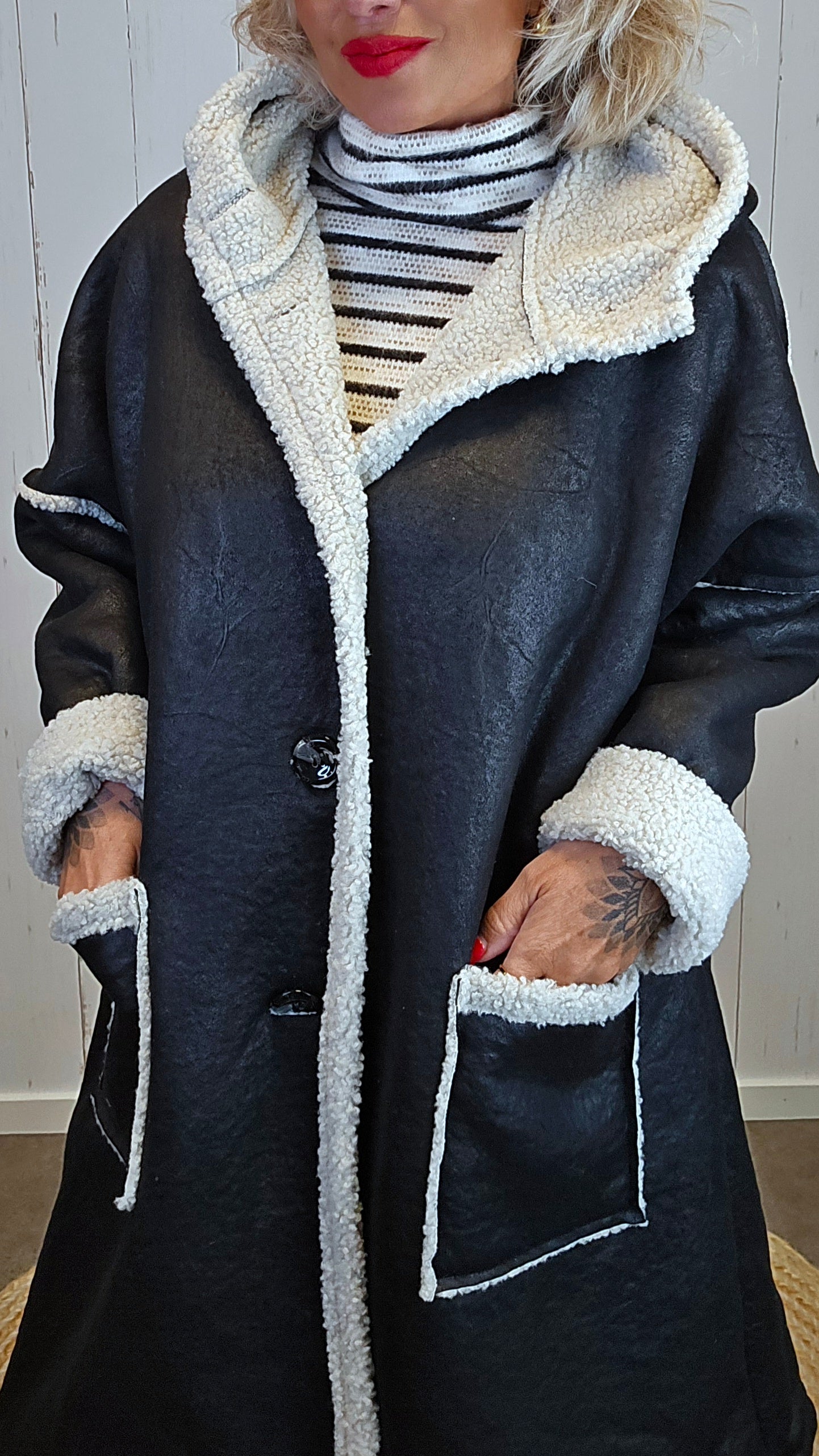 Freja kåpe svart