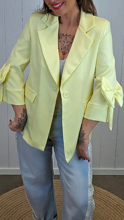 Selma blazer gul