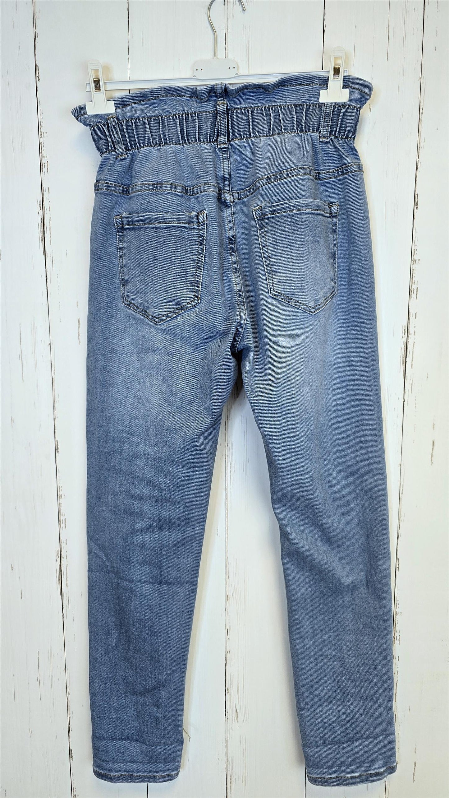 G-smack jeans med strikk i livet