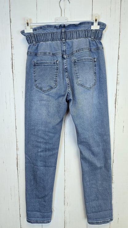 G-smack jeans med strikk i livet