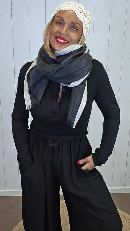 Emmy skjerf svart
