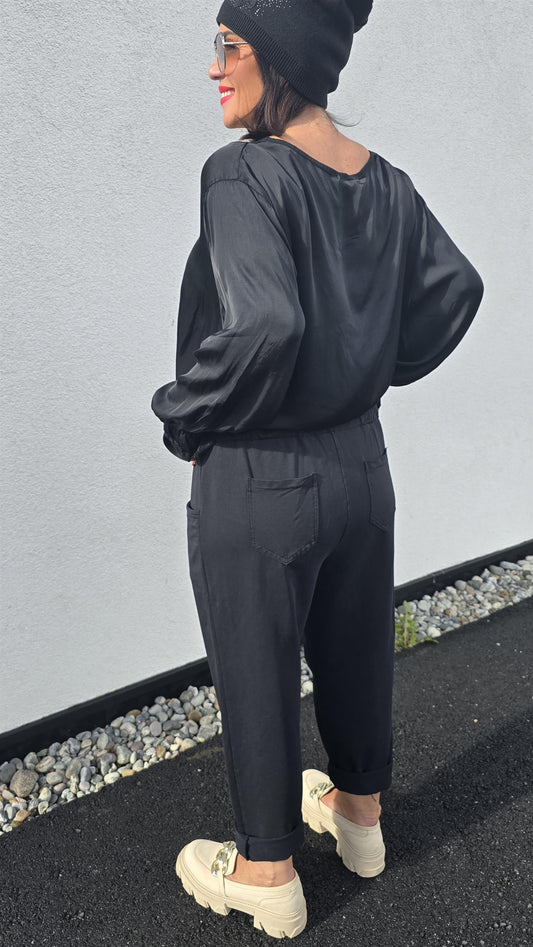 Sofie jogger bukse svart