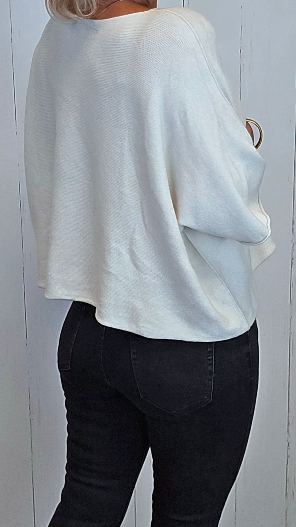 Luna genser topp beige
