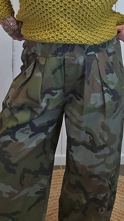 Bella camo cargobukse