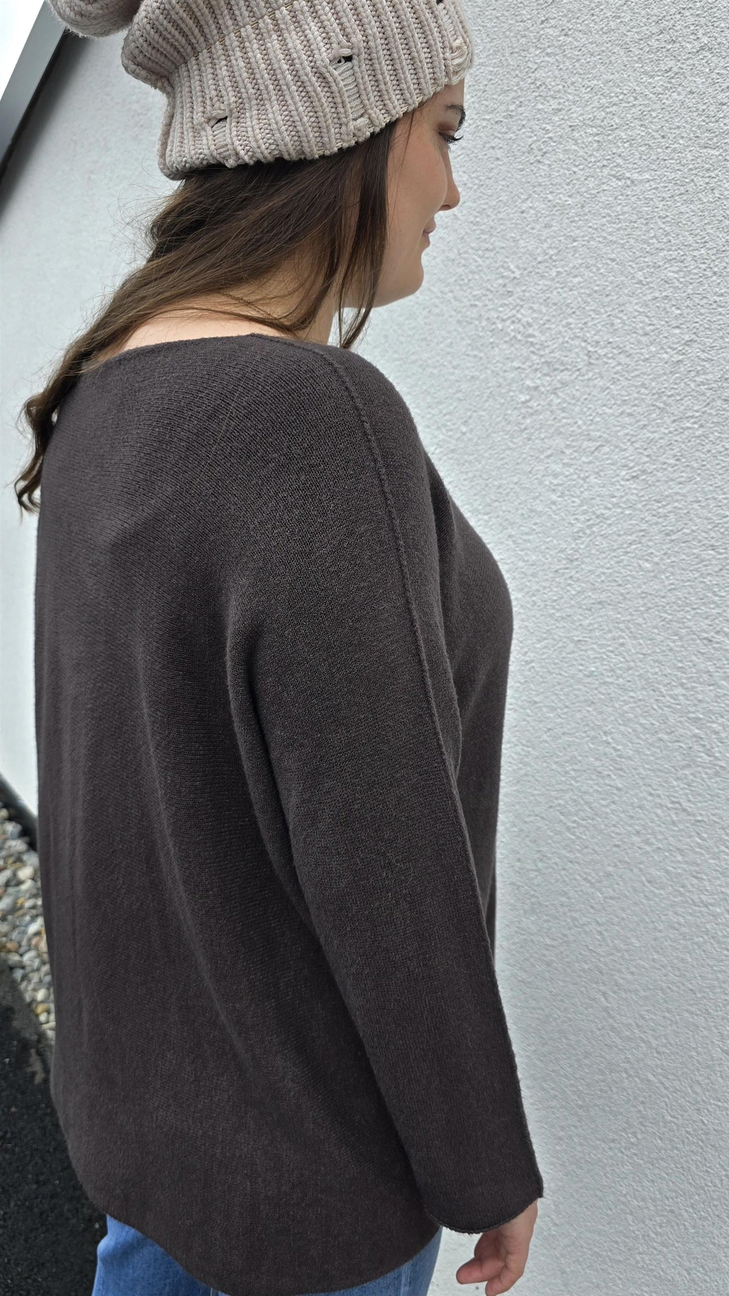 Sunniva genser brun
