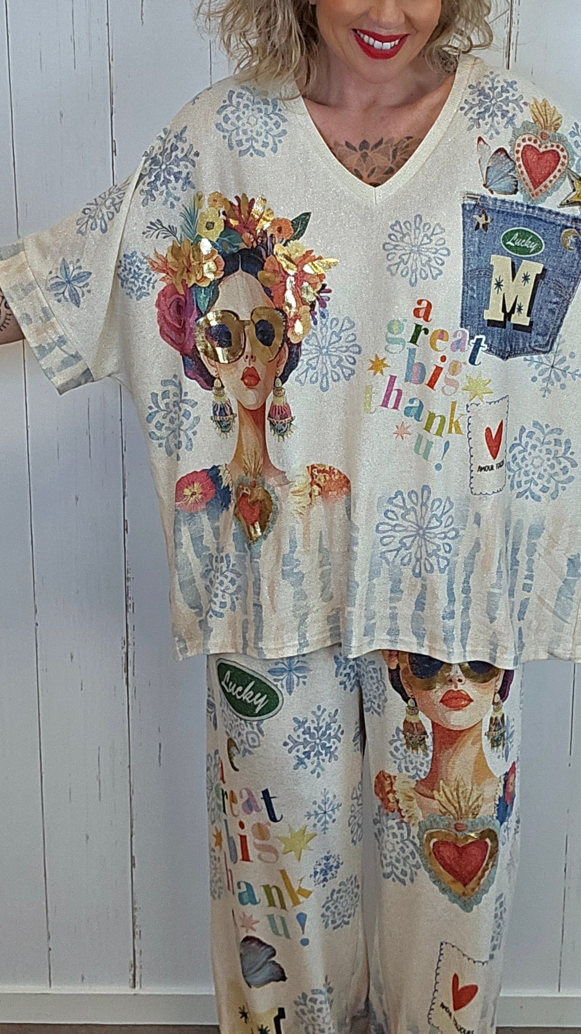 Frida Sett med topp og bukse