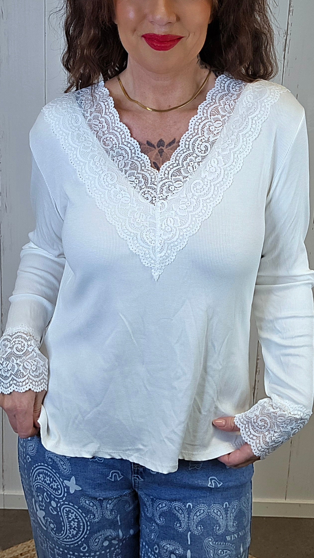 Alva Blondetopp offwhite